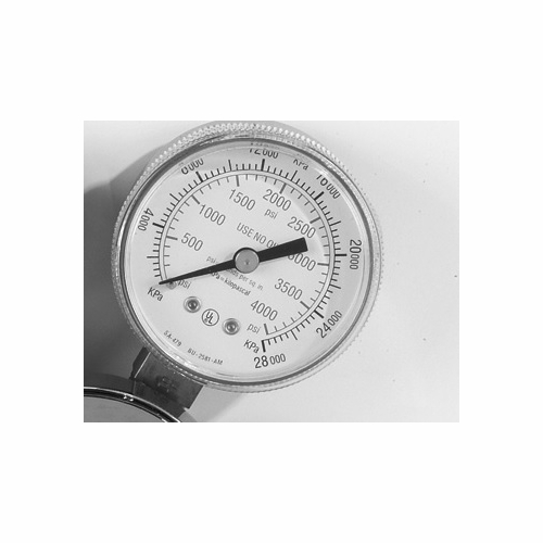 GOSS STE-392 / 662999029815 GAUGE, NITGN 2 inch , 0-4000 LBS, 1/4 NPT