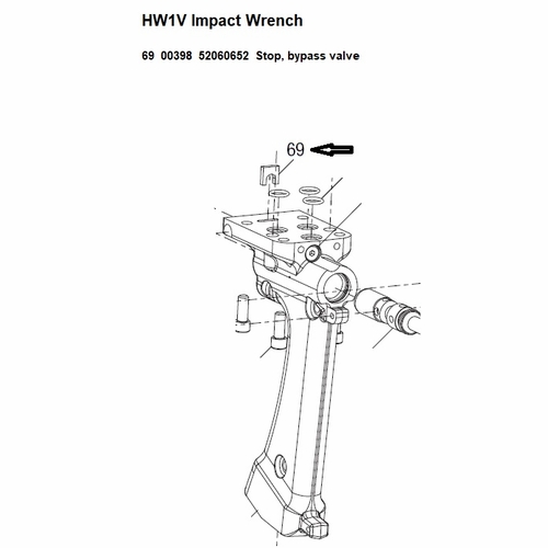 GREENLEE 00398 STOP BYPASS VALVE (HW1V) 52060652 / 783310003984