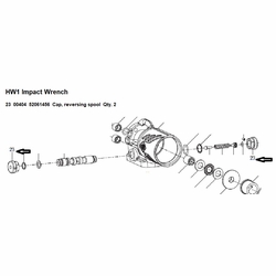 GREENLEE 00404 CAP REVERSING SPOOL (HW1) 52061456 / 783310004042