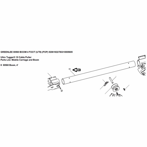 GREENLEE 00560 BOOM 4 FOOT (UT8) (POP) 52061922/783310005605