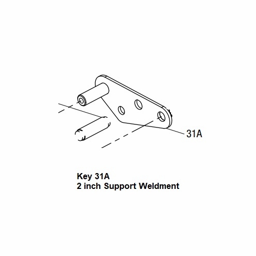 GREENLEE 00601 SUPPORT WELDMENT 2 INCH 50006010/783310006015