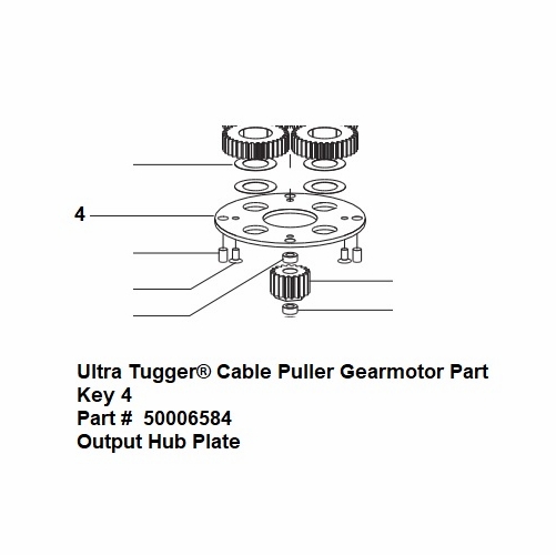 Greenlee 00658 Plate-Output Hub 50006584/783310006589
