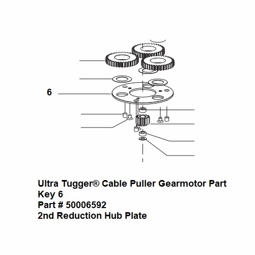 Greenlee 00659 Plate- No 2 Reduction Hub 50006592/783310006596
