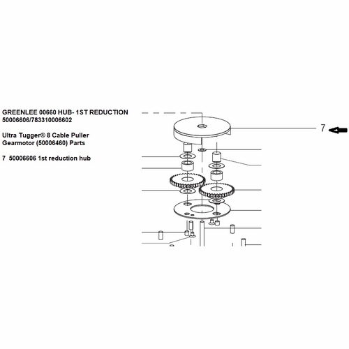 Greenlee 00660 Hub- No 1 Reduction 50006606/783310006602