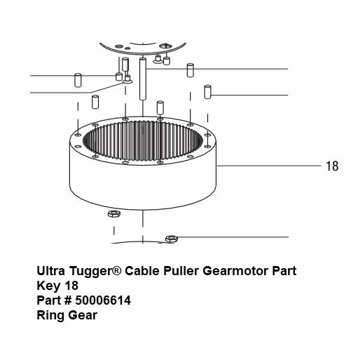 GREENLEE 00661 GEAR-RING 50006614/783310006619