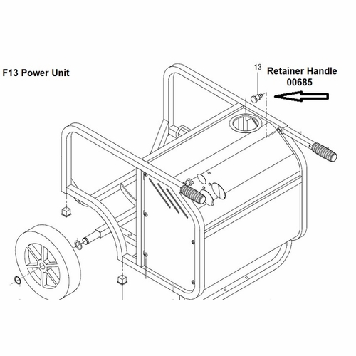 Greenlee 00685 Retainer, Handle 783310006855/52056056
