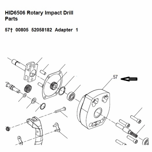 Greenlee 00805 Adapter, Machined 52058182 783310008057