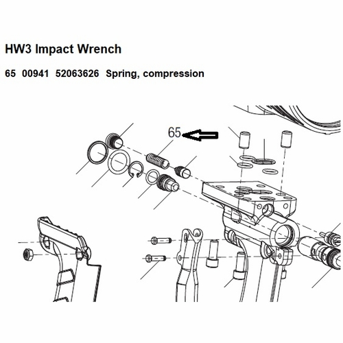 Greenlee 00941 Spring Compr .30 Od X 1.Fl Hw3  52063626 / 783310009412