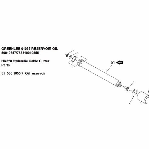 Greenlee 01055 Reservoir Oil 50010557/783310010555