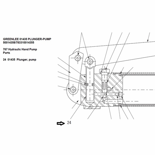 Greenlee 01435 Plunger-Pump 50014358/783310014355