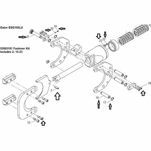 Greenlee 01477  Fastener Kit 783310014775/52065181