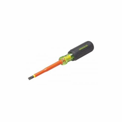 GREENLEE 0153-11-INS SCREWDRIVER INSULATED CAB 1/4 INCH x4 INCH 52041061/783310134435