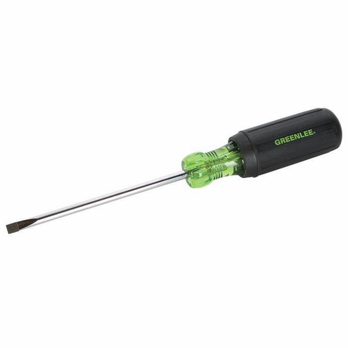 Greenlee 0153-21C Screwdriver Flat-Cab 3/16X4 Inch 52023453/783310546528