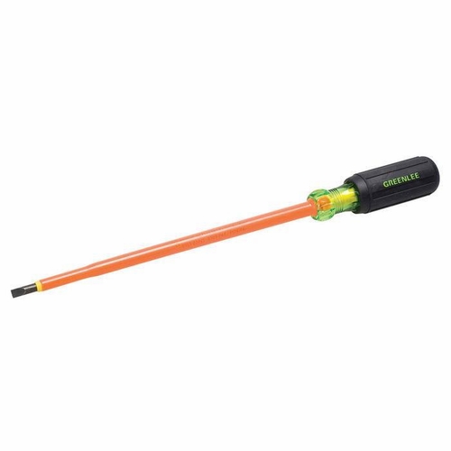 GREENLEE 0153-23-INS SCREWDRIVER INSULATED CAB 3/16 INCH x8 INCH 52041064/783310134466