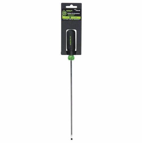 GREENLEE 0153-24C SCREWDRIVER FLAT-CAB 3/16X10 INCH 52023456/783310546559