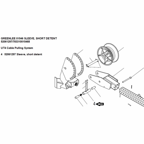 Greenlee 01546  Sleeve, Short Detent   52061297/783310015468