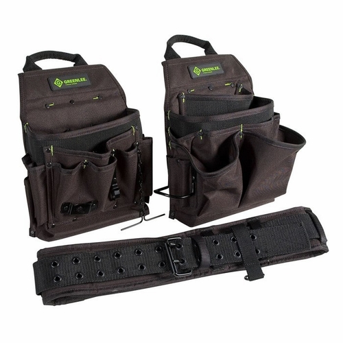 Greenlee 0158-16 Pouch/Belt Combo 3Pc 52028020/783310892052