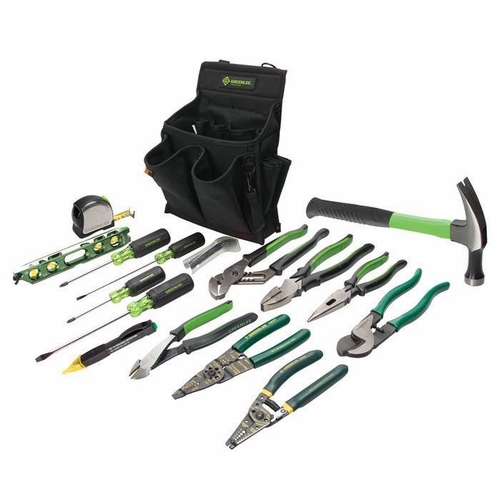 GREENLEE 0159-12 JOURNEYMANS KIT 17PC 52024832/783310563501