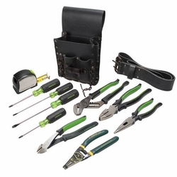 GREENLEE 0159-13 ELECTRICIANS KIT 12PC 52024833/783310563518