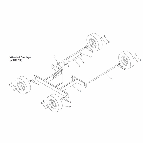 Greenlee 02030  Wheel Service Kit (Single Wheel) 783310020301/52066332