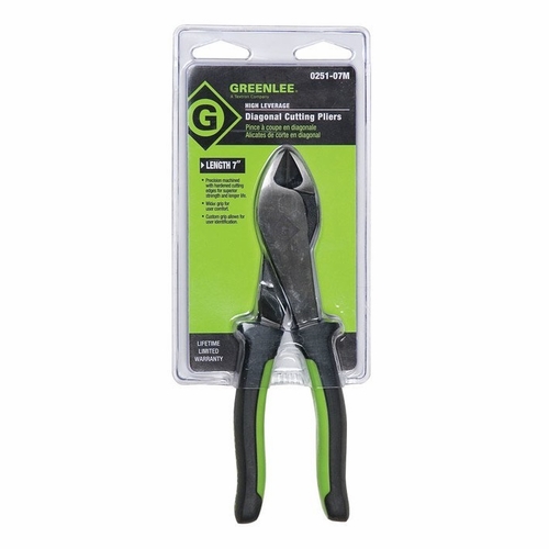 GREENLEE 0251-07M PLIERS DIAGONAL 7 INCH MOLDED 52023561/783310547389