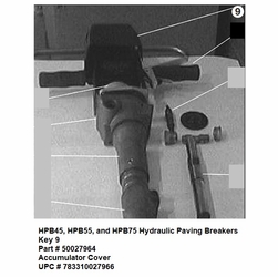 Greenlee 02796 Tool Accum. Cover (Hpb 45 55 75) H2 / 783310027966