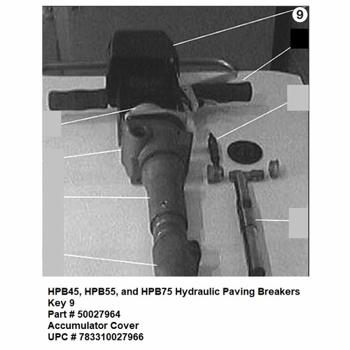 Greenlee 02796 Tool Accum. Cover (Hpb 45 55 75) H2 / 783310027966