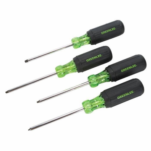 Greenlee 0353-01C Driver Set Square Tip 4Pc 52023498/783310546955