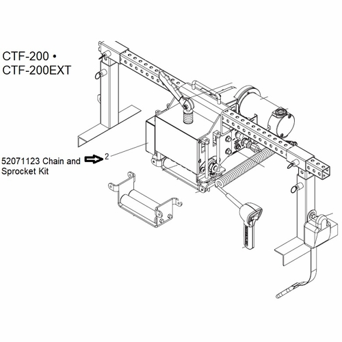 Greenlee 03625  Chain And Sprocket Kit 783310036258/52071123