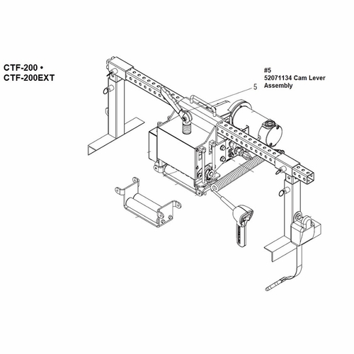 Greenlee 03642  Cam Lever Assembly Kit 783310036425/52071134