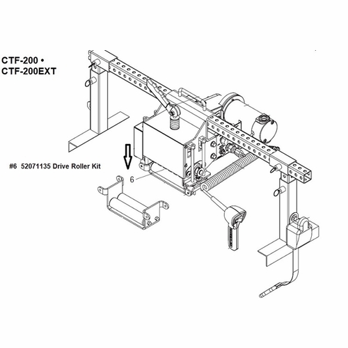 Greenlee 03643  Drive Roller Kit  783310036432/52071135