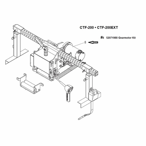 Greenlee 03646  Gearmotor Kit  783310036463/52071988