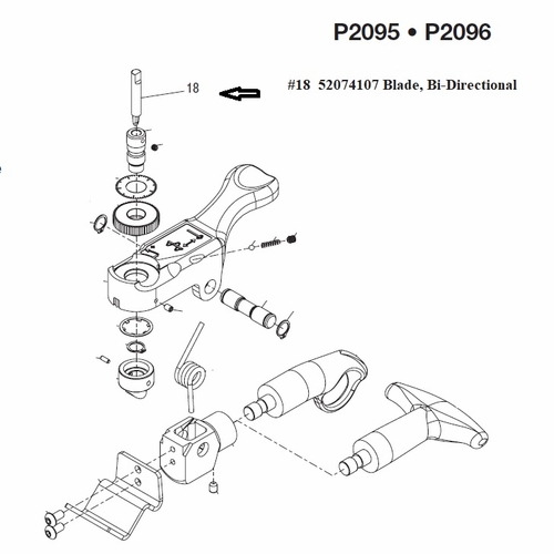 Greenlee 03961  Blade, Replacement (G2090, P2095, P2096) 783310039617/52074107