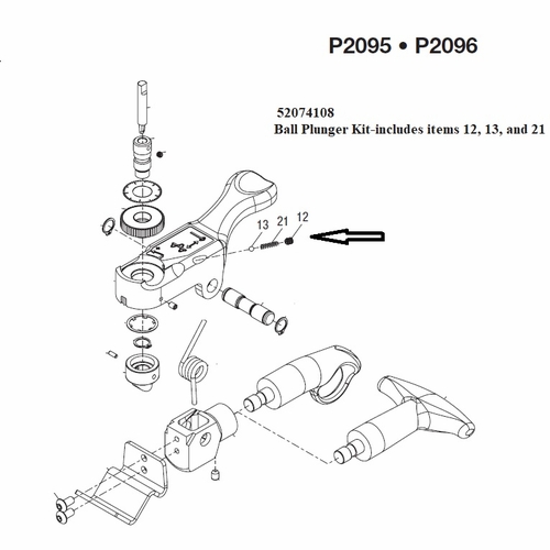 Greenlee 03962  Spring Plunger, Replacement(P2095,P2096) 783310039624/52074108