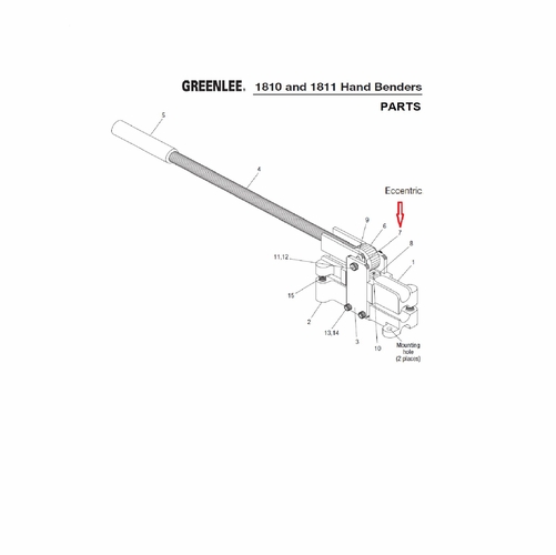 Greenlee 04315 Eccentric (1810/1811) 50043153/783310043157