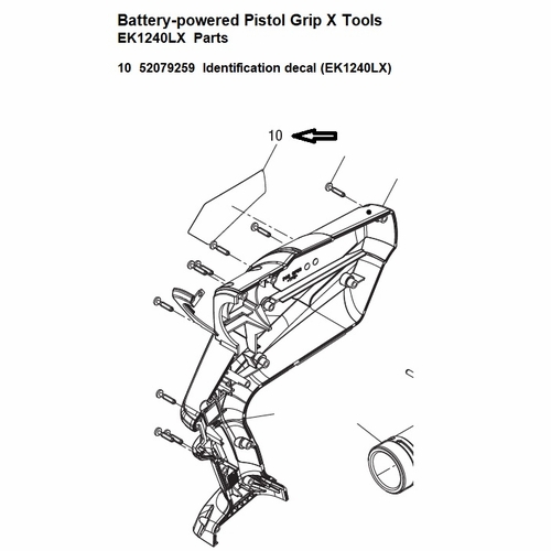 Greenlee  04373G Decal, Ident (Ek1230Lx) 52079261 / 783310043737