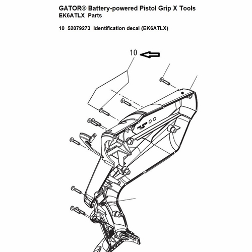 Greenlee  04376G Decal, Ident (Ek1550Flx) 52079267 / 783310043768