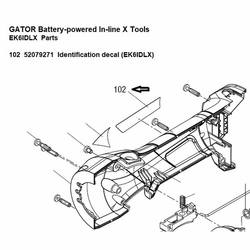 Greenlee 04378G Decal, Ident (Ek6Idlx) 52079271 / 783310043782