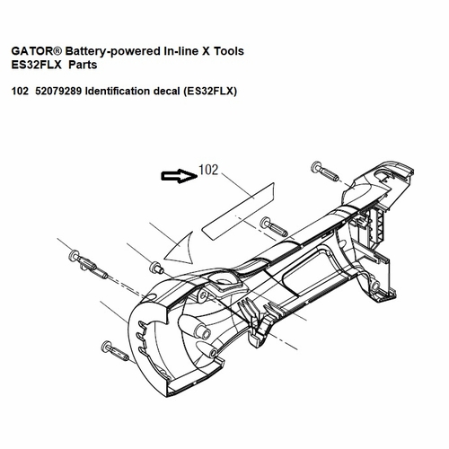 Greenlee  04403G Decal, Ident (Es32Flx) 52079289 / 783310044031