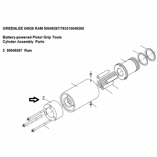 Greenlee 04926 Ram 50049267/783310049265
