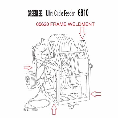 Greenlee 05620 Frame Weldment 50056204/783310056201