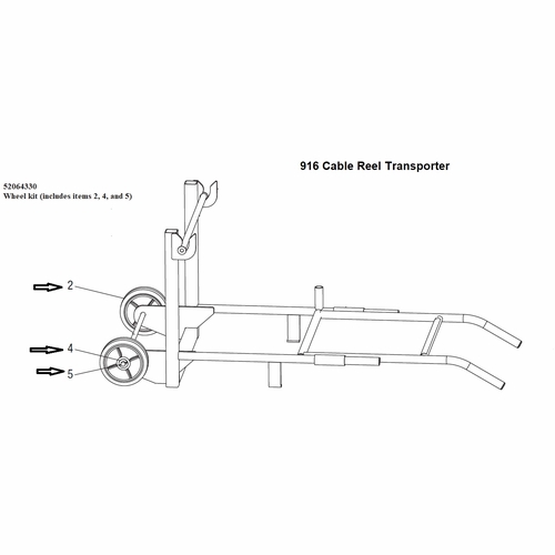 Greenlee 05630 Wheel Kit (916) 783310056300/52064330