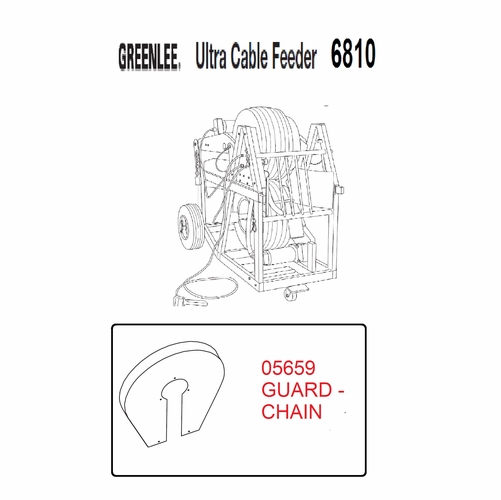 GREENLEE 05659 GUARD-CHAIN 50056590/783310056591