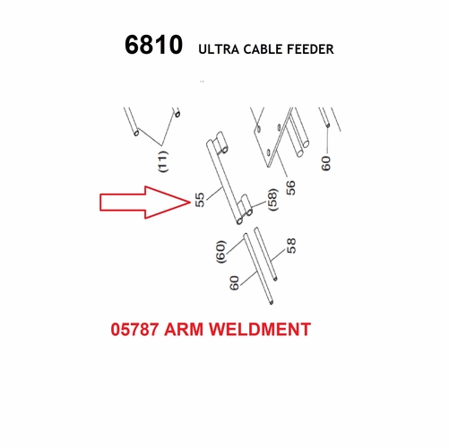Greenlee 05787 Arm Weldment 50057871/783310057871