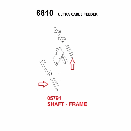 GREENLEE 05791 SHAFT-FRAME 50057910/783310057918
