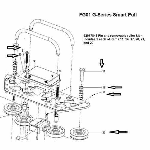 Greenlee 06394  Pin & Removable Roller Kit 783310063940/52077843