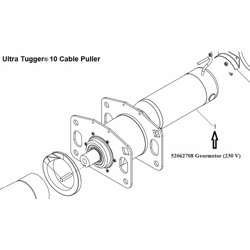 GREENLEE 06422 GEARMOTOR (UT10-22) 783310064220/52062708