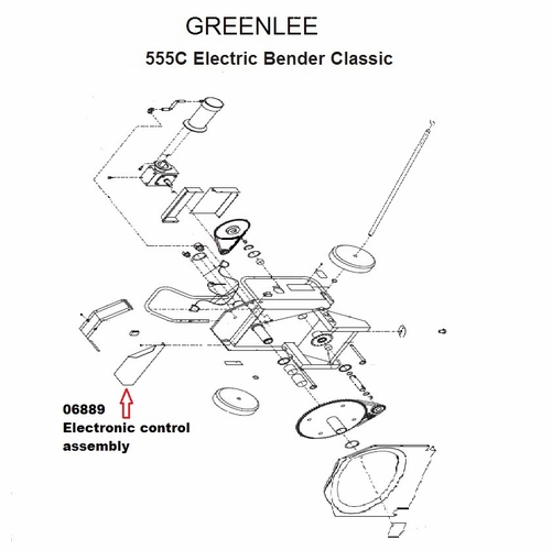 GREENLEE 06889 CONTROL ASSEMBLY ELECTRONIC 50068890/783310068891