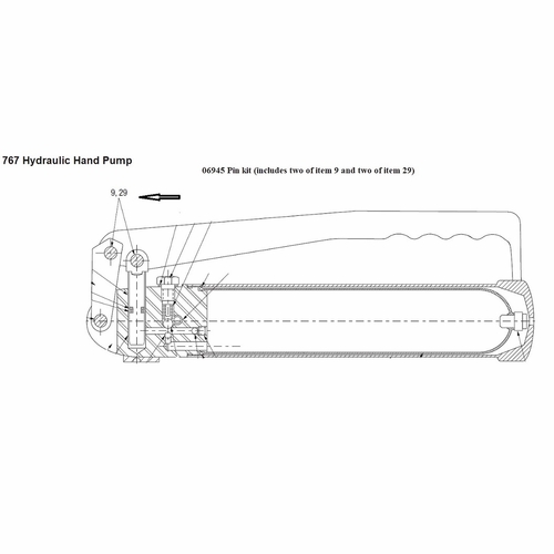 Greenlee 06945  Pin Replacement Kit (767, 1725)  783310069454/52080602