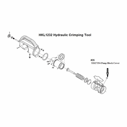Greenlee 07224  Cover, Pump Block 783310072249/52027354